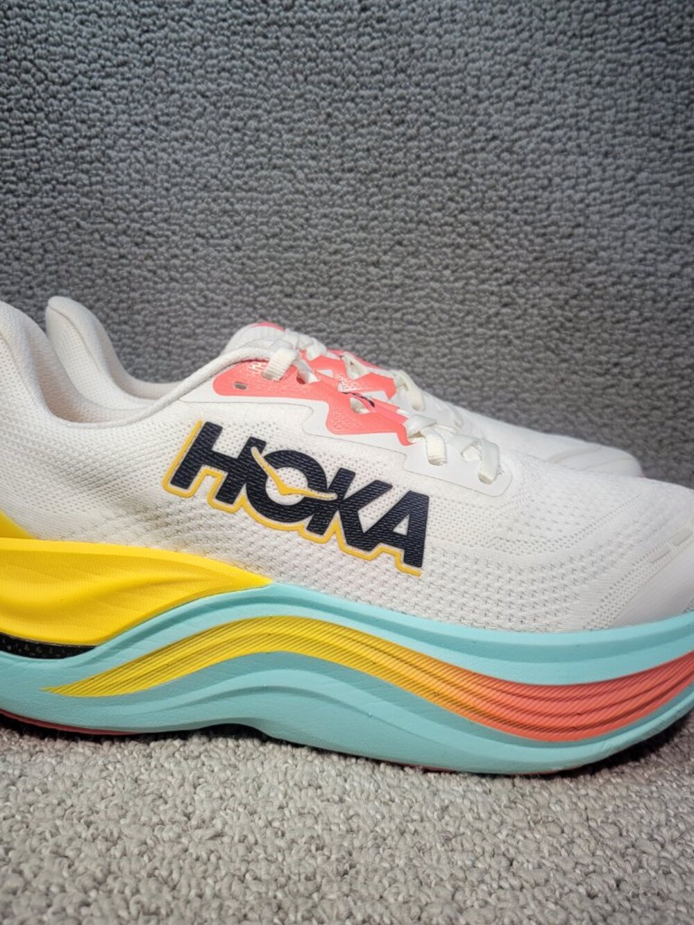 Hoka One One Skyward X Women's Size 10.5B Blanc De Blanc Swim Day 1147912 BSW - Picture 5 of 11